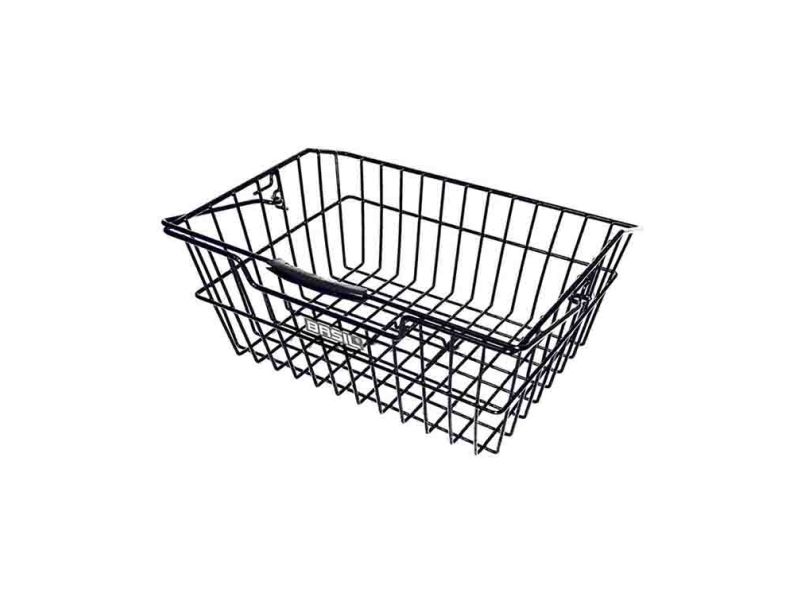 Basil Cairo Luxe, Hinten, Fahrradkorb, Stahl, Schwarz, 5 Kg, 410 Mm