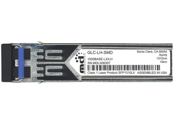 Cisco - SFP (mini-GBIC) transceiver modul - 1GbE - 1000Base-LX, 1000Base-LH - LC/PC enkelttilstand - op til 10 km - 1310 nm - for Cisco 38XX, 39XX, 4451, 892 250 Series Catalyst 29XX, 3650, ESS9300 ME 3600 UCS 62XX