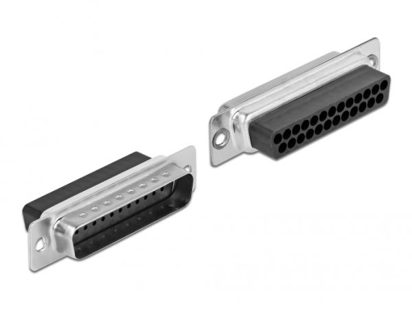 Delock Adapter D-Sub 25 Pin Han Til Rj45 Hunmonteringssæt Blå