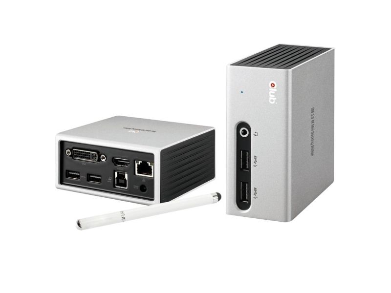 Club3d The Club 3D Csv-3104D Usb 3.2 Gen 1 4K Uhd At 30Hz Mini Docking Station Ultra Slim Design, Kabelgebunden, Usb 3.2 Gen 1 (3.1 Gen 1) Type-A, 3,