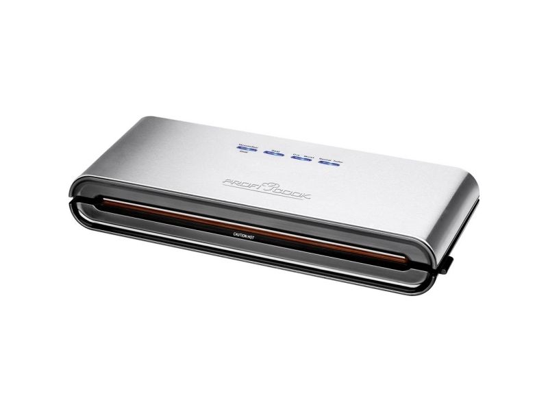 Proficook Pc-Vk 1080 - Vacuum Bag Sealer - 120 W - Rustfrit Stål/Sort