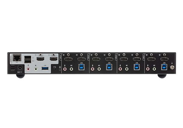 Aten 4-Port Usb 3.0 4K Hdmi Dual Display Kvmp Switch, 4096 X 2160 Pixel, 4K Ultra Hd, 4,42 W, Schwarz