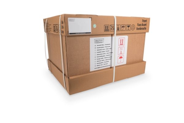 Digitus Professional - Kabinet Kabinet - Vægmonterbar - Sort, Ral 9005 - 12U - 19"