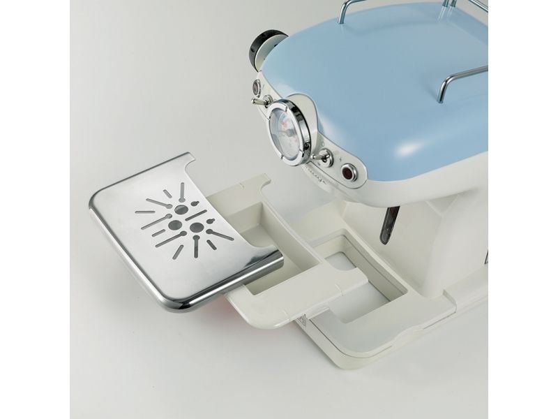 Ariete 1389/15, Espressomaschine, 0,9 L, Gemahlener Kaffee, Kaffeepad, 850 W, Hellblau
