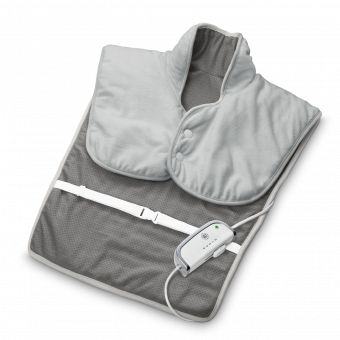Medisana HP 630 XL varmetæppe til nakke og ryg 55 x 65 cm, 100 W - grå
