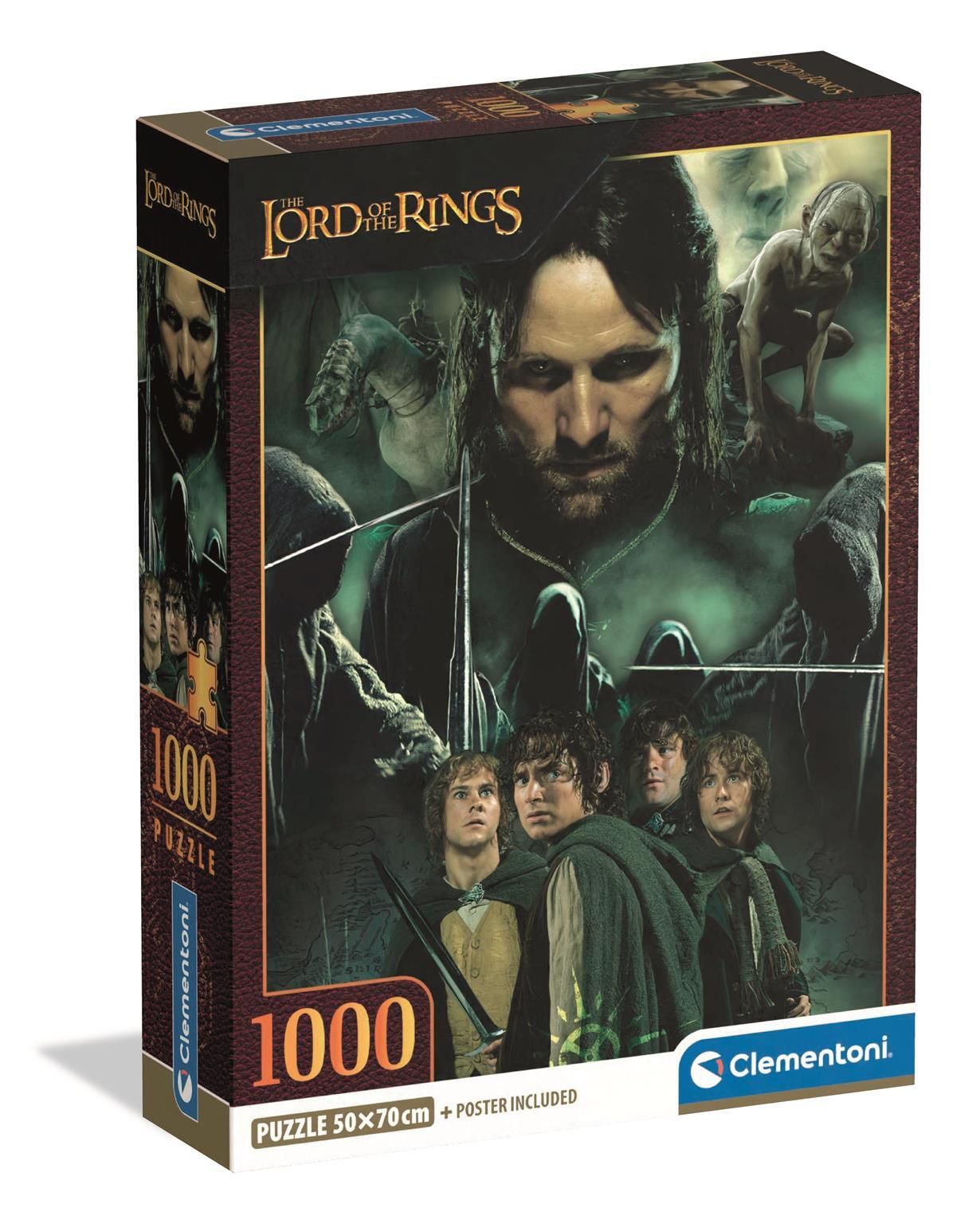 Clementoni Puslespil Hqc The Lord Of The Rings, 1000 Brikker