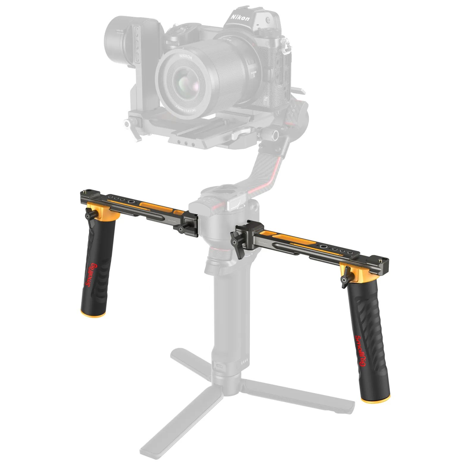 Smallrig 5526, Griff, Schwarz, Gelb, Aluminium, Silikon, Dji (Rs2 / Rsc 2 / Rs3 / Rs 3 Pro / Rs 4 Pro, 155 Mm, 46 Mm