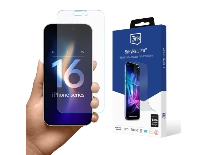 3Mk Silky Matt Pro Iphone 16 6.1" Matte Schutzfolie