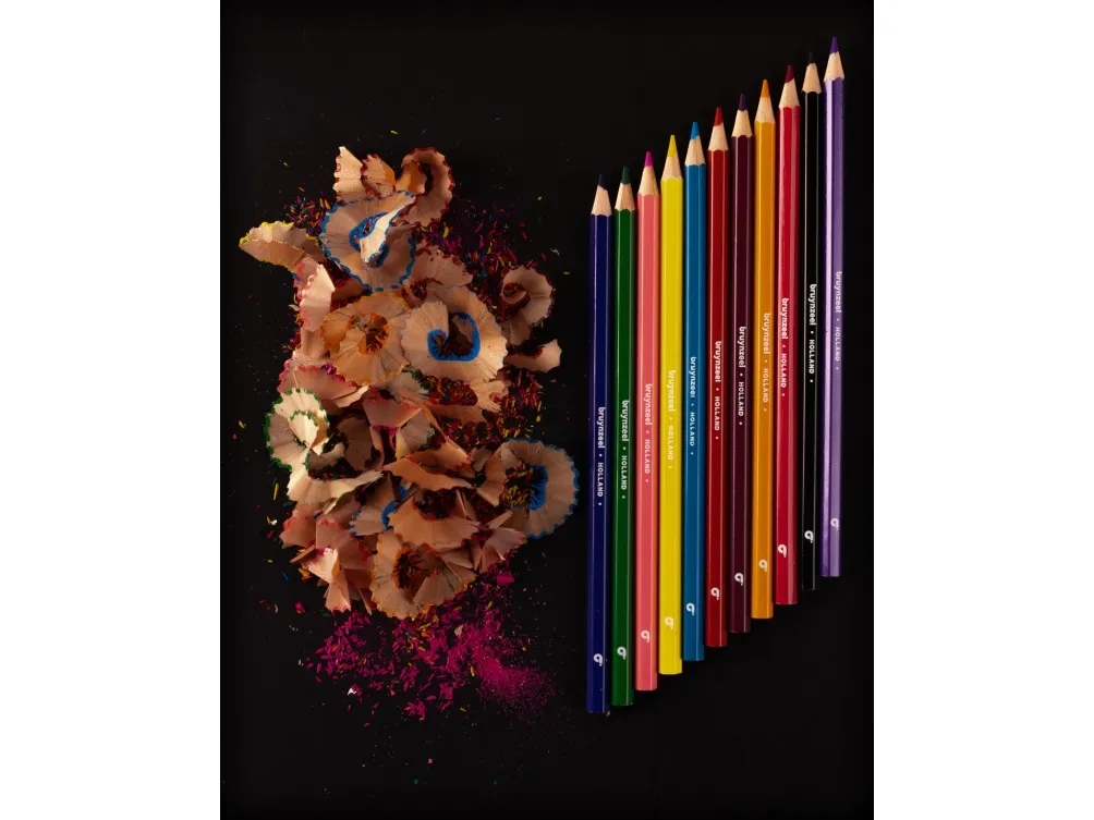 Bruynzeel Super colour pencil tin 60 colours | Skola & Hobby - Konstmaterial - Pennor | GameStuff