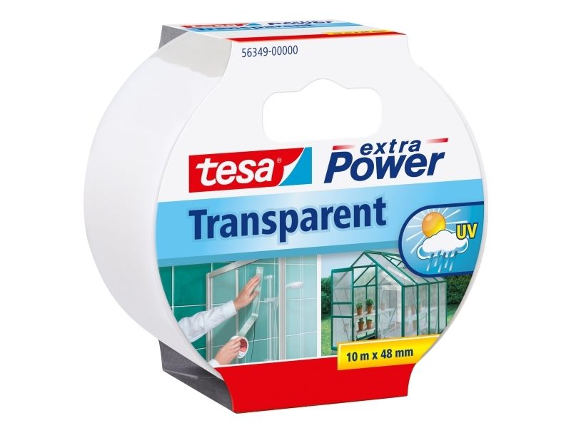 Tesa Ekstra Power Reparationstape 48mm - 10 meter - Klar