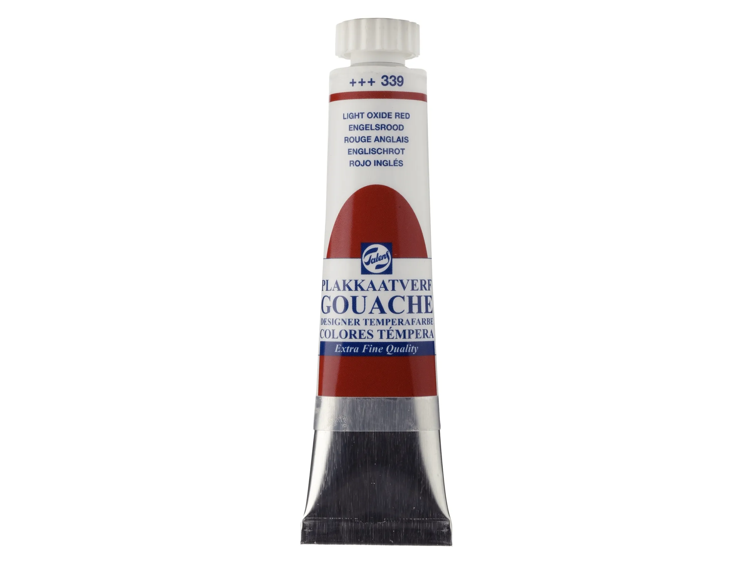 Talens Gouache Extra Fine Quality Tube Light Oxide Red 339 | Skola & Hobby - Konstmaterial - Gouache | GameStuff