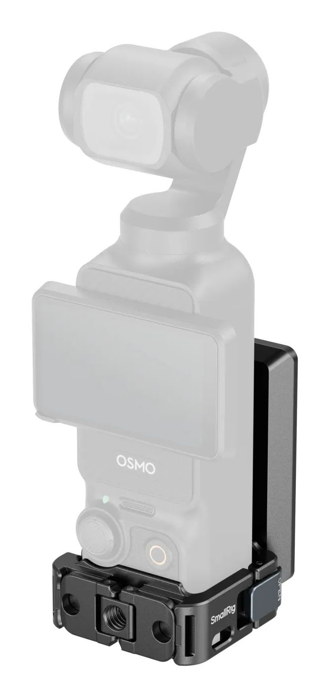Smallrig 5581, Kamerahalterung, Schwarz, Aluminium, Polycarbonat (Pc), Silikon, 1/4-20", Dji Osmo Pocket 3, 45,2 Mm