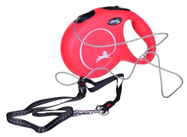 Flexi New Classic Leine M, 8M, 20Kg, Rot