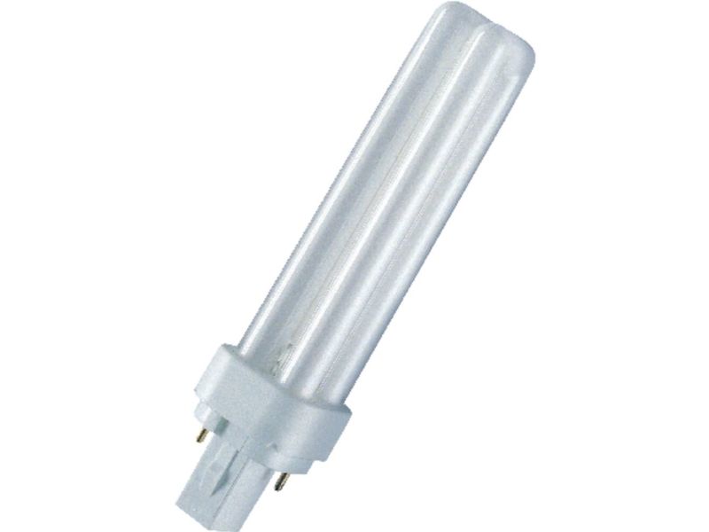Osram Dulux D, 26 W, G24d-3, T11, 10000 T, 1800 Lm, Kold Hvid