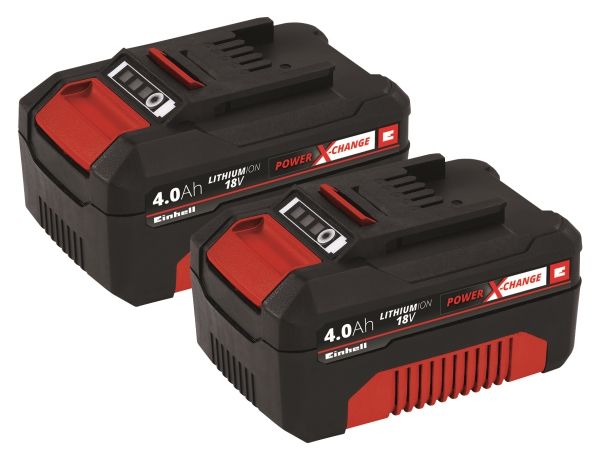 Einhell 4511489, Batteri, Lithium-Ion (Li-Ion), 4 At, 18 V, Einhell, Sort, Rød