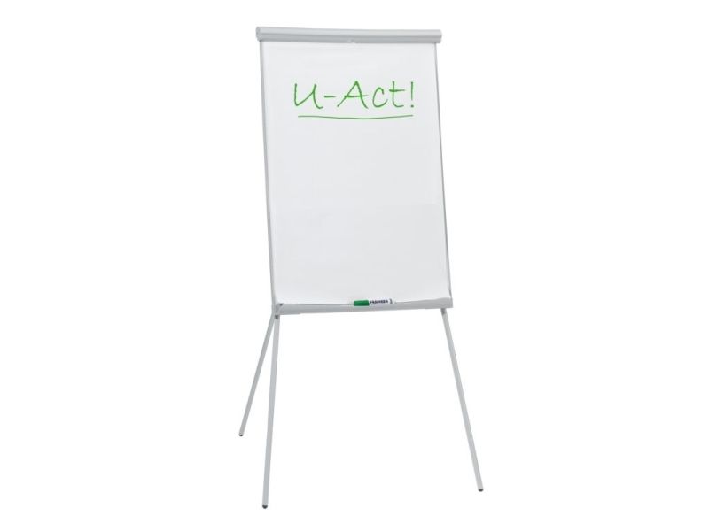 FRANKEN flipover U-Act! Line Standard 700 x 1.000 mm magnetisk skriveflade, trefodsstativ, mål på standflade: - 1 stk (FC93)