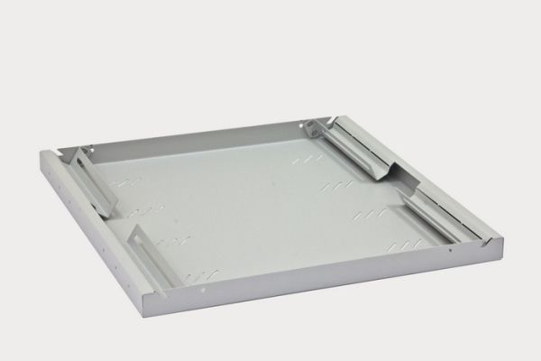 Triton Shelf With Perforation 1U 950Mm, Cremefarvet, Grå, 80 Kg, 1U, 850 Mm