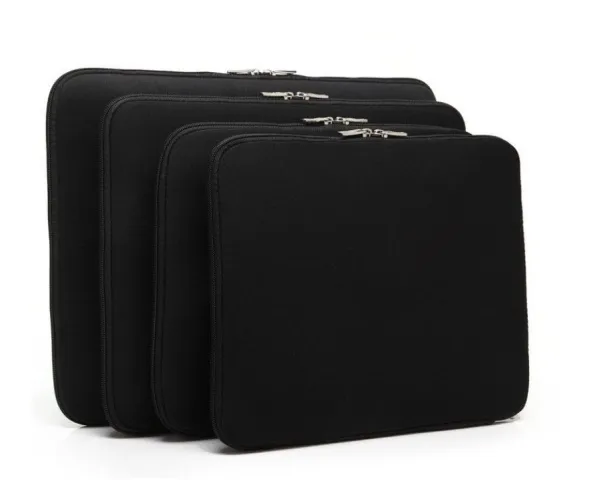 Neopren sleeve med lynlås - sort - 10 (290 x 210 mm)