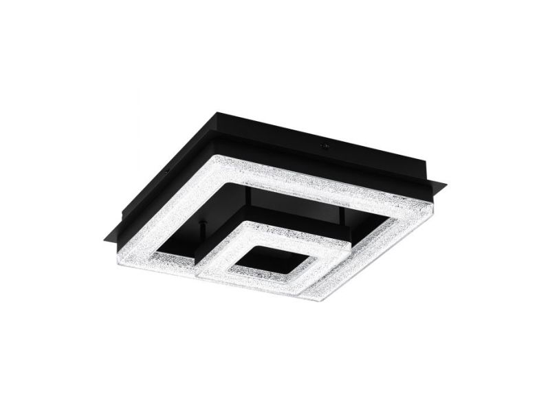 Eglo Fradelo 1 Loft 240X240 Sort/Kristall