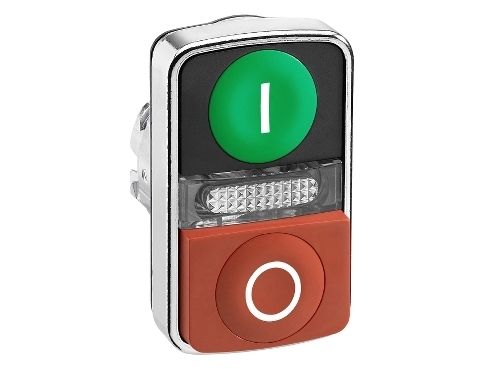 Schneider Electric Zb4, Knap, Grøn, Integral Led, Ip66, Ik06, 56 G