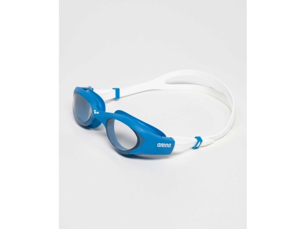 Arena The One Goggles, Unisex, Universalgröße, Blau, Polycarbonat, Thermoplastischer Gummi (Tpr), Transparent, Polycarbonat