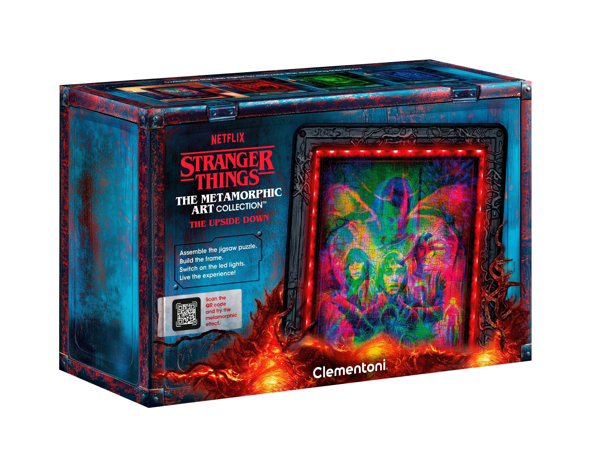 Clementoni The Metamorphic Art Collection - Stranger Things, 520 Stk, Fjernsyn/Film, 18 År
