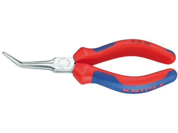 Knipex 31 25 160, Nåltänger, 2,5 mm, 5,5 cm, Stål, Blå, Röd, 160 mm | Verktyg & Verkstad - Tänger - Rör- och Elektronikgriptång | GameStuff