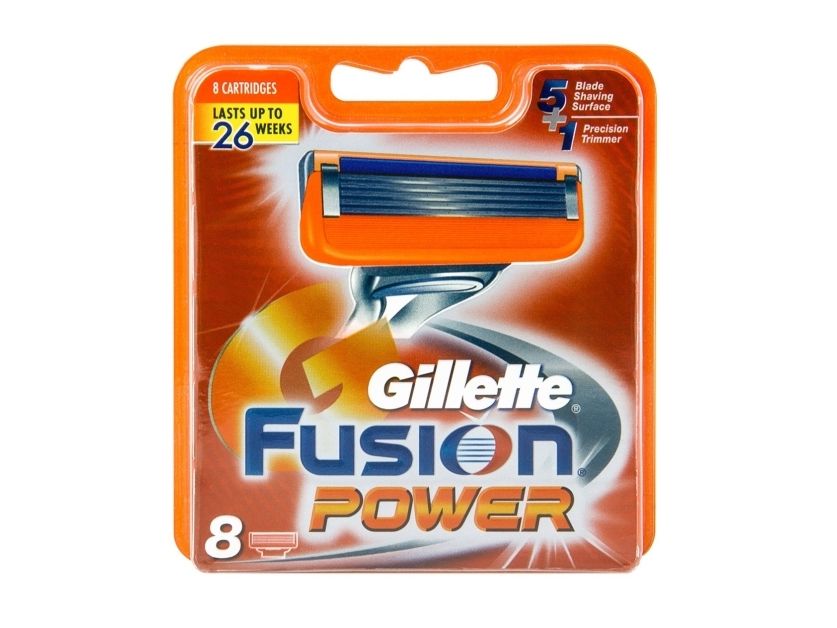 Gillette Fusion Power – Nachfüllbare Rasierkartusche – Männlich – 5 Klingen (8Er-Pack)