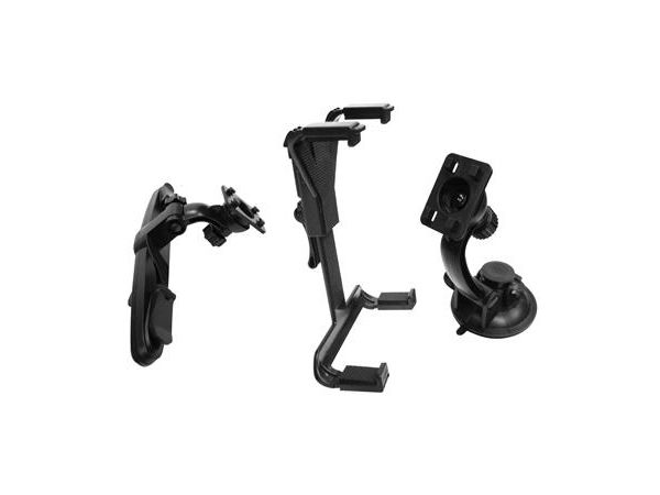 Vakoss 2-in-1 Tablet Car Holder, Tablet/UMPC, Aktiv holder, Bil, Sort