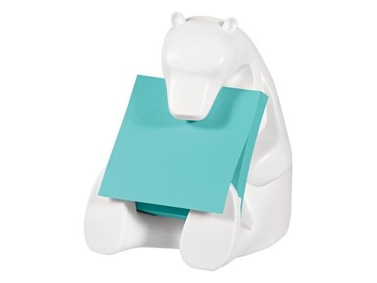 Post-it® Z-Note Spender Bärenform Haftnotizen blau - Image 2