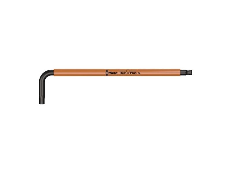 Wera 05022610001, L-formet unbrakonøgle, Metric, 1 stk, 5 mm, CE, GS, DVE, 15,4 cm