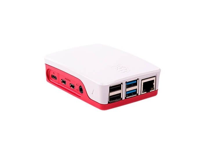 Raspberry Pi - Etui - Abs Plastic - Rød/Hvid