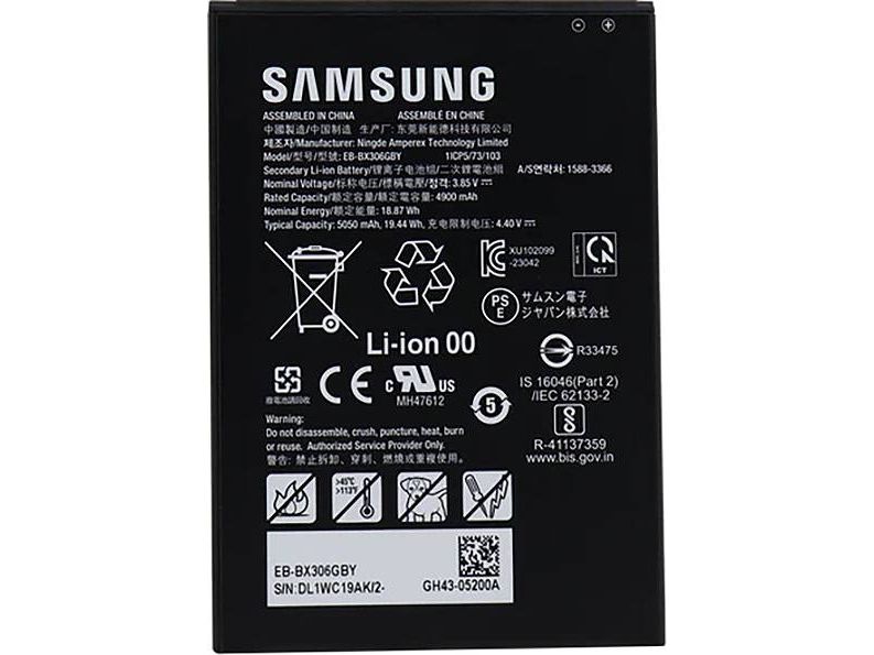 Original Samsung Ersatzakku für Tab Active5,5 Pro EB-BX306GBY GH43-05200A - Image 3