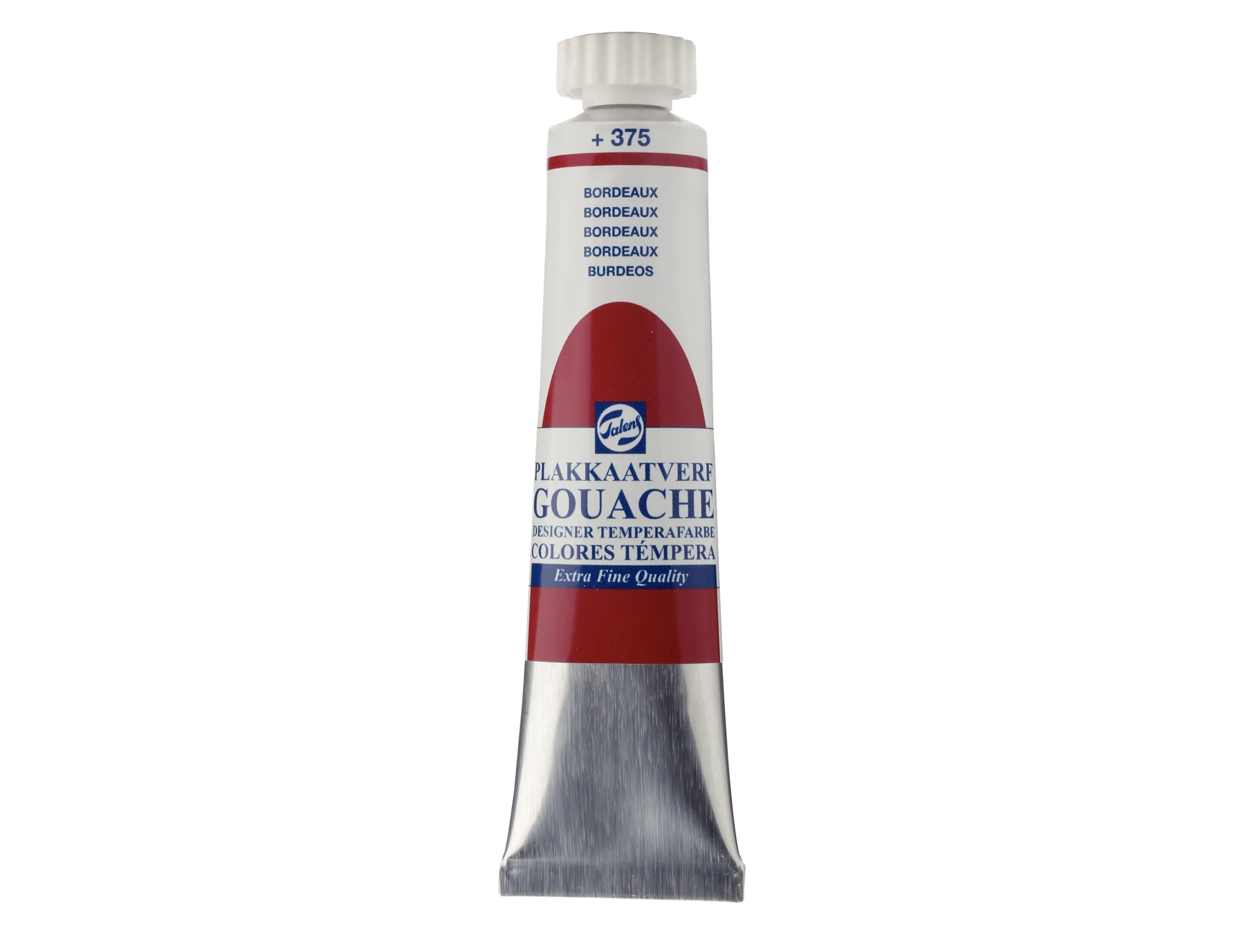 Talens Gouache Extra Fine Quality Tube Bordeaux 375 | Skola & Hobby - Konstmaterial - Gouache | GameStuff