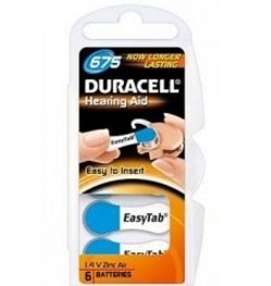 Duracell 1.4 V, Zinc-Air, 6 Pack, Einwegbatterie, Zink-Luft, 1,4 V, 6 Stück(E), Knopf/Münze