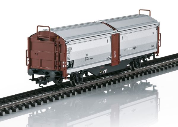 Märklin Type Tbes-T-66 Sliding Roof / Sliding Wall Car Set, Ho (1:87), 15 År, Brun