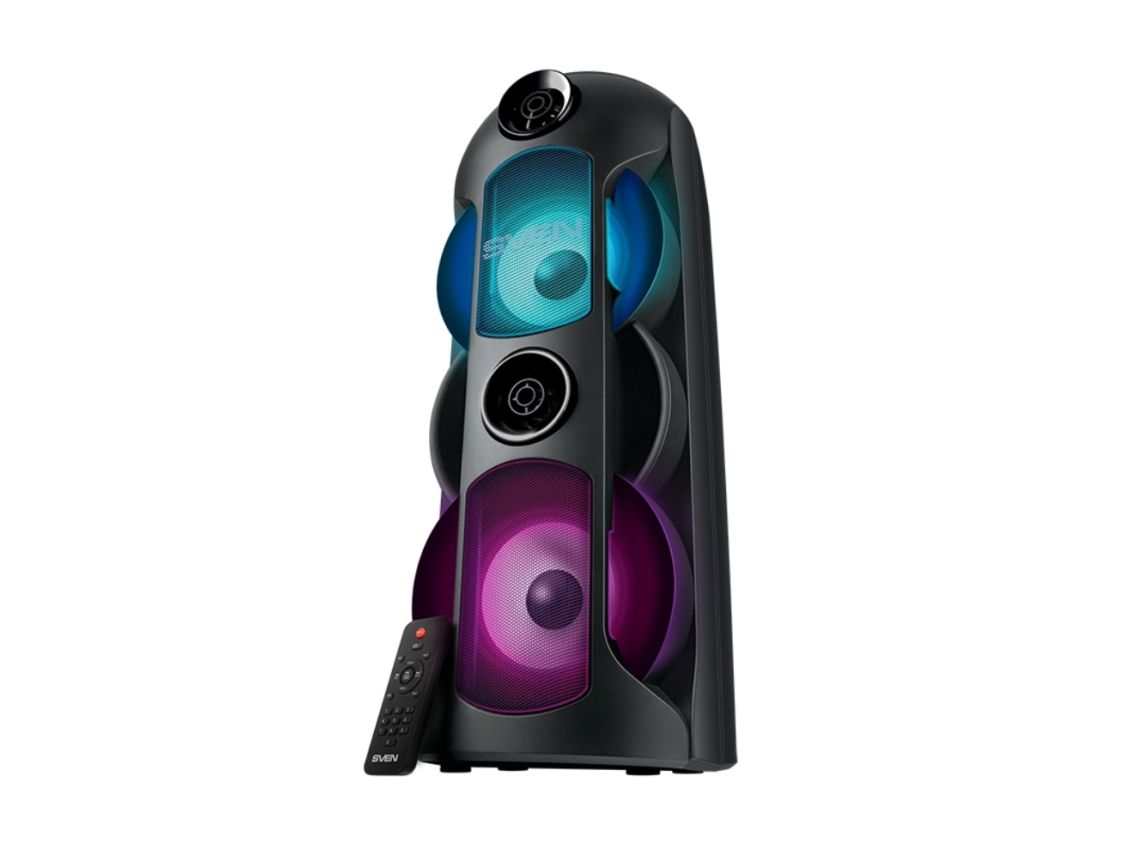 Kompiuterio Koloneles Speaker Sven Ps-720, Juodas (80W, Tws, Bluetooth, Fm, Usb, Micro Sd, Led-Display, 2X4400ma*H)