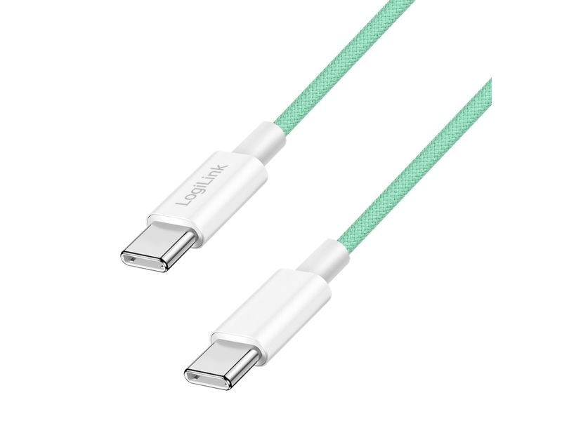 LogiLink CU0343, 0,5 m, USB C, USB C, USB 2.0, 0,48 Gbit/sek., Grøn