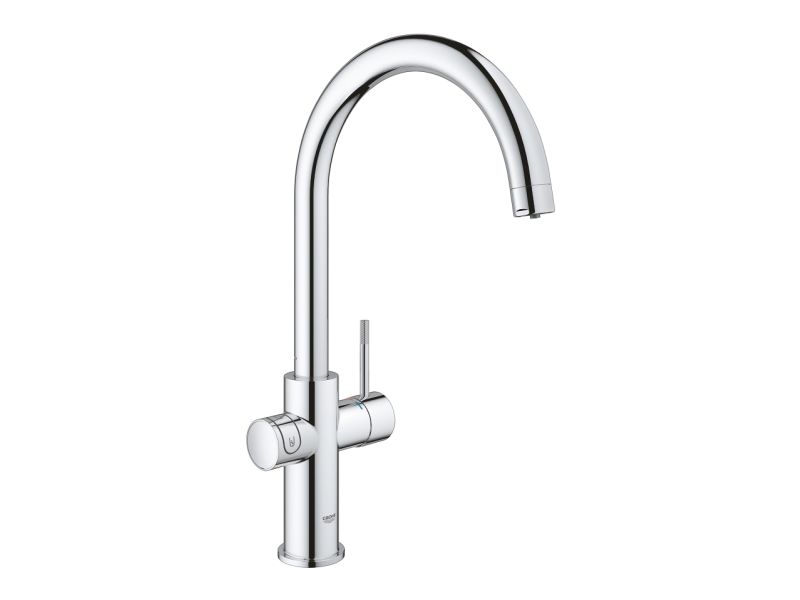 Grohe 31455001, Standard, Chrom, Hebelgriffe, Eins/Eine , Typ C, Keramik