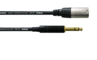 Cordial CFM 6 MV, 6.35mm, Hanstik, 2 x XLR (3-pin), Hunstik, 6 m, Sort