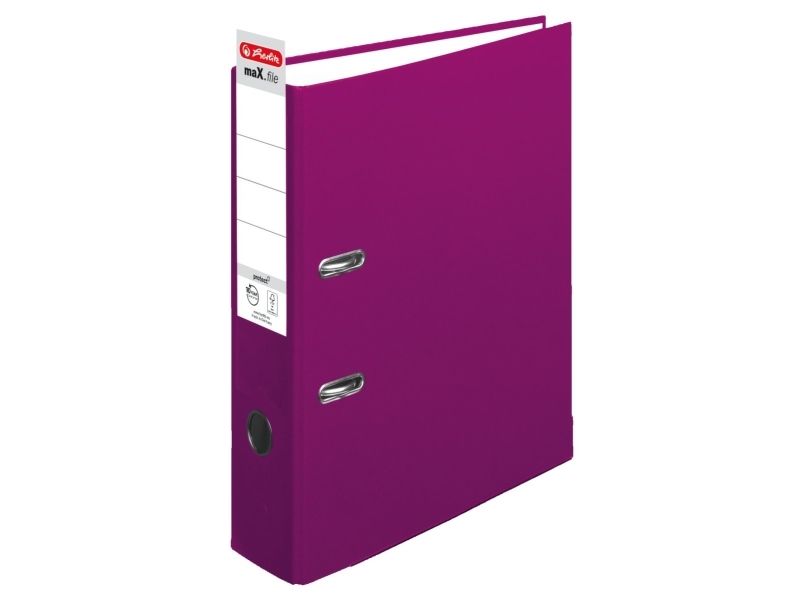 Herlitz Max.File, A4, D-Ring, Opbevaring, Polypropylen (Pp), Violet