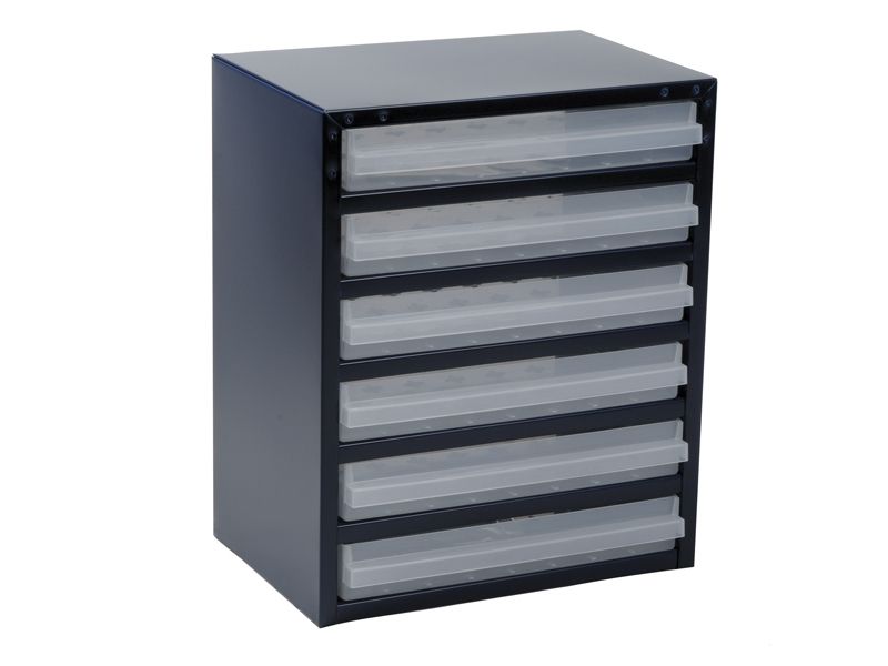 Raaco Kleinteilemagazin B357xt255xh435mm Galvanisiertes Stahlbl.6 Schubl. 137591 - Image 6