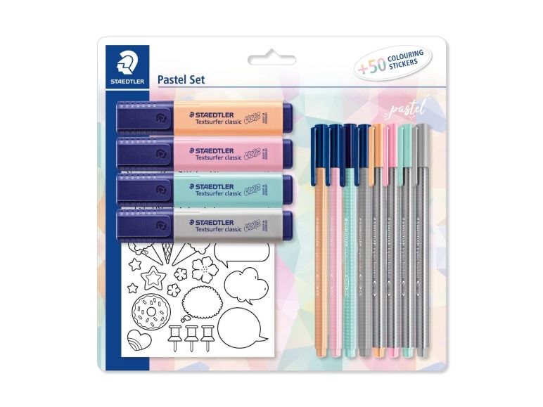 Staedtler Pastell Set Blisterkarte