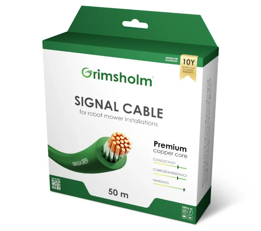 Grimsholm Signalkabel til robotplæneklipper - 50 m