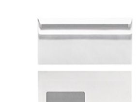 Herlitz 00768804, DL (110 x 220 mm), Hvid, Papir, 75 g/m2, 25 stk