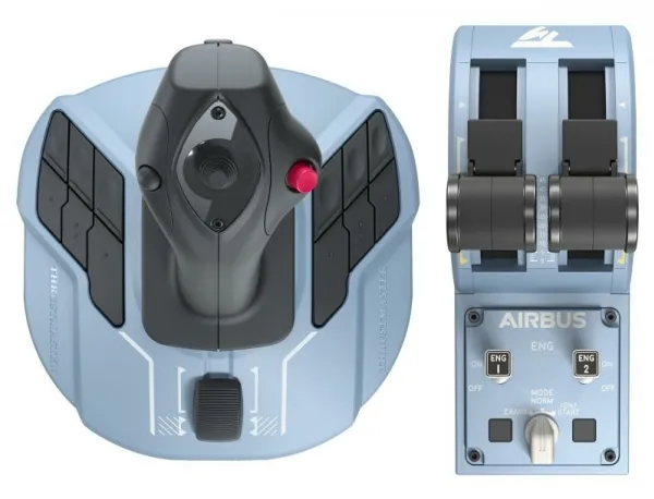 Thrustmaster Civil Aviation (TCA) Officer Pack Airbus Edition - Joystick och spjäll - kabelansluten - för PC | Spel - Gamingmöbler - Gamingstolar | GameStuff