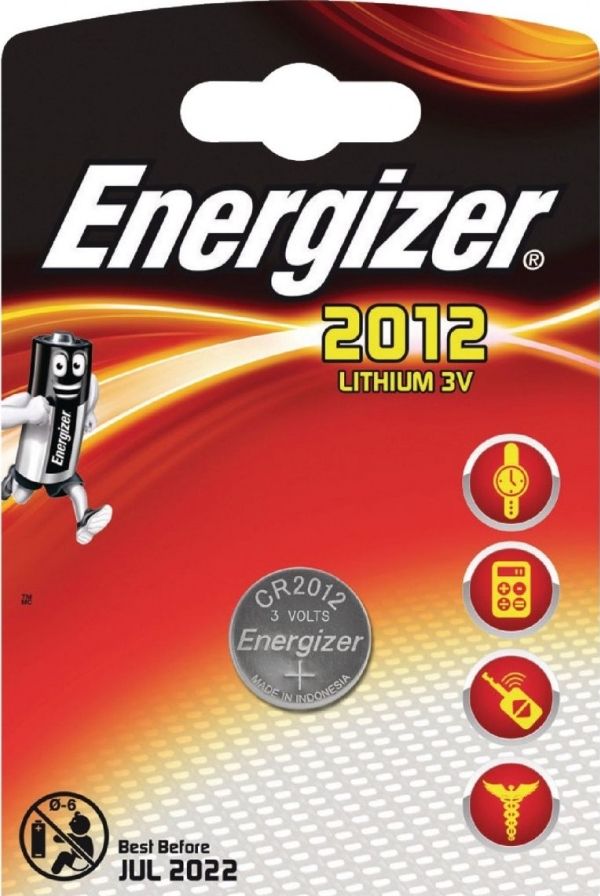 Energizer Knapcellebatteri Cr 2012 3 V 1 Stk 58 Mah Lithium Cr2012