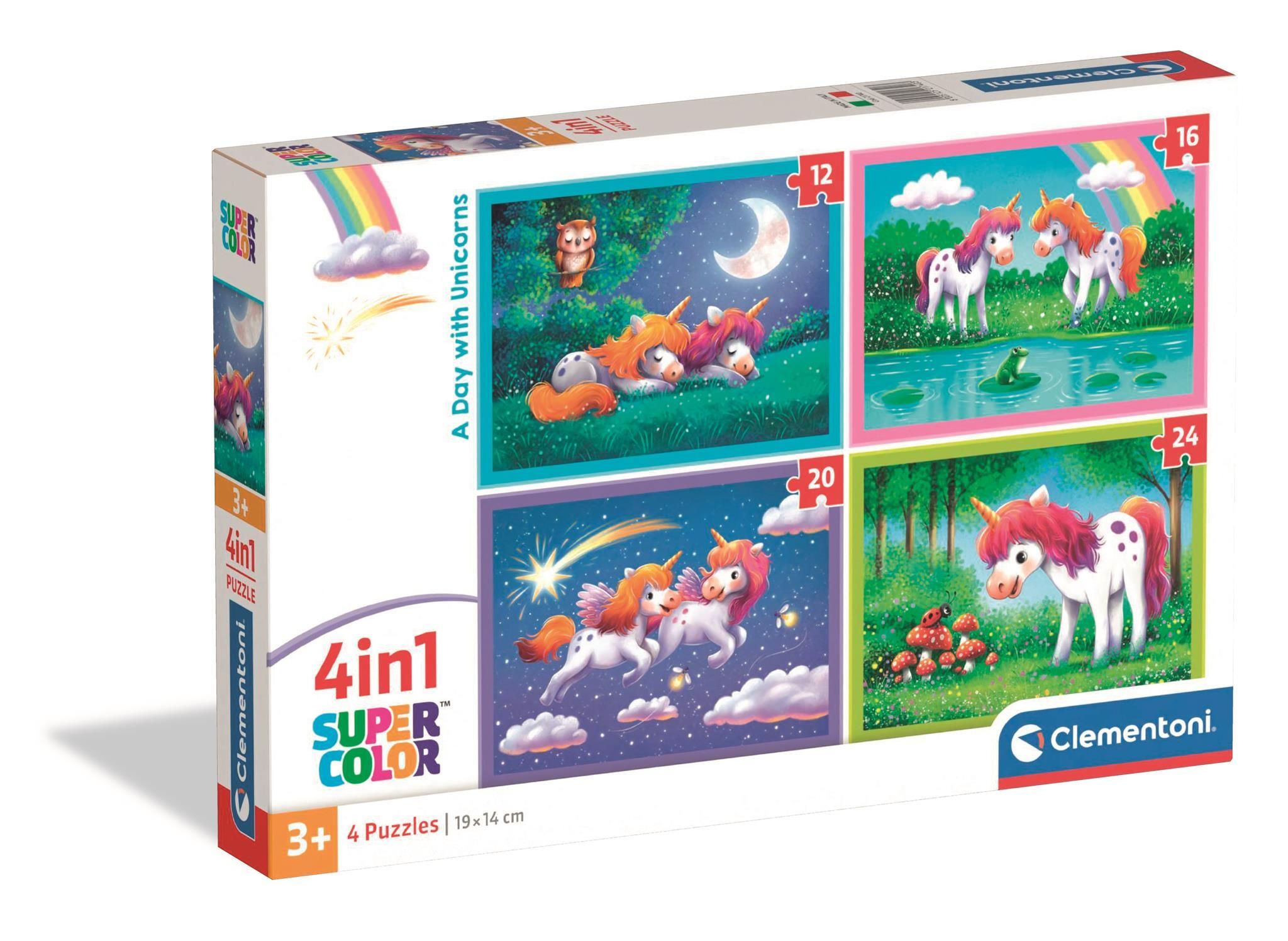 Clementoni Puzzle 4-in-1 Noli (12+16+20+24) pieces 2D Puslespil