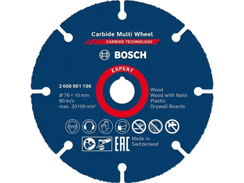 Bosch SKÄRDISK MULTIHJUL 76X10MM HM | Elverktyg - Tillbehör - Tillbehör till Slipmaskin | GameStuff