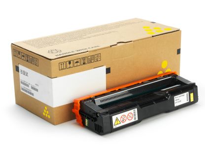 Ricoh - Hohe Ergiebigkeit - Gelb - Original - Tonerpatrone - Für Ricoh Sp C252dn, Sp C252sf, Aficio Sp C252dn, Sp C252sf (407719)